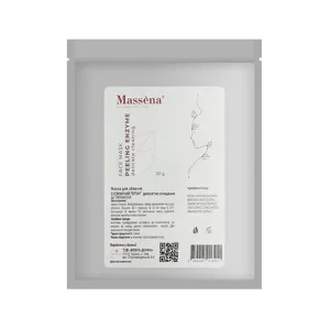 Маска очищувальна порошкова для обличчя (САШЕ) "Ензимний пілінг", 30 г PEELING ENZYME Face Mask Massena
