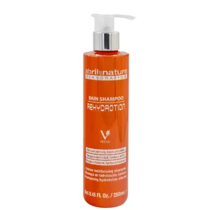 Шампунь зволожувальний для сухого, пошкодженого та кучерявого волосся, 250 мл Bain Shampoo REHYDRATION Abril et Nature