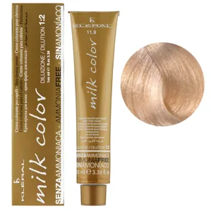 11/9 Пастельний пісок Крем-фарба для волосся перманентна без аміаку, 100 мл Milk Color KLERAL System