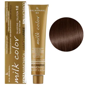 6/0 Темно-русявий Крем-фарба для волосся перманентна без аміаку, 100 мл Milk Color KLERAL System