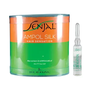 Ампули двофазні для відновлення структури волосся, 10*8 мл Ampol Silk Senjal Line KLERAL System