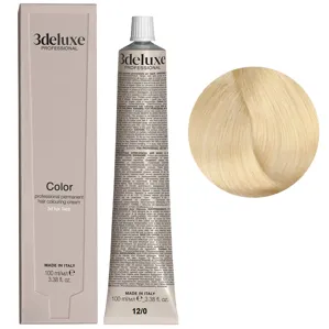 12/0 спеціальний блондин натуральний Фарба для волосся, 100 мл Permanent Hair Color 3Deluxe Professional