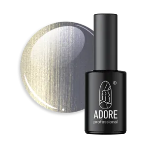 Гель-лак перламутровий з ефектом втирки, 8 мл № W-01 Wild Pearl Gel Polish ADORE