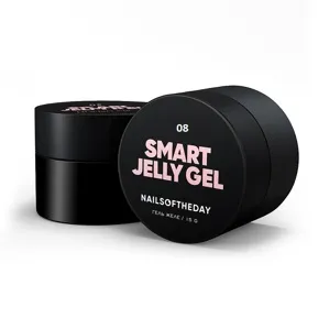 Гель-желе для нарощування нігтів, 15 мл №08 Колір: Нюдовий/карамельний Smart Jelly Gel NAILSOFTHEDAY