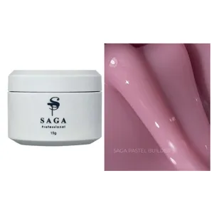 Гель для нарощування та укріплення нігтів, 15 мл №05 Pastel Builder Gel SAGA Professional