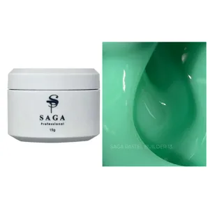 Гель для нарощування та укріплення нігтів, 15 мл №013 Pastel Builder Gel SAGA Professional