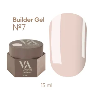 VALERI Builder Gel Гель для нарощування 15 мл №007  