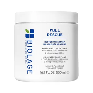 Маска відновлювальна для зміцнення та ущільнення волосся з олією розмарину, 500 мл Restorative Mask FULL RESCUE BIOLAGE Hair Spa MATRIX
