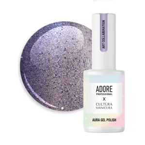 Гель-лак скляне "котяче око"- хамелеон A-04 колір: Ультрамарин Aura Cat`s Eye Gel Polish ADORE