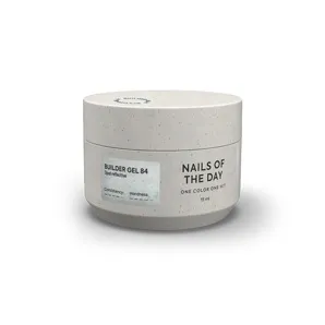 Гель для нарощування нігтів світловідбиваючий, 15 мл №084 Колір: Молочний з опаловим блиском Builder Gel NAILSOFTHEDAY