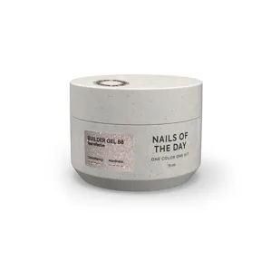 Гель для нарощування нігтів світловідбиваючий, 15 мл №088 Колір: Бежевий з опаловим блиском Builder Gel NAILSOFTHEDAY