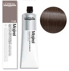 7/18 Блондин попелястий мокко Фарба для волосся стійка, 60 мл  Majirel L`Oreal Professionnel (оновлений формат)