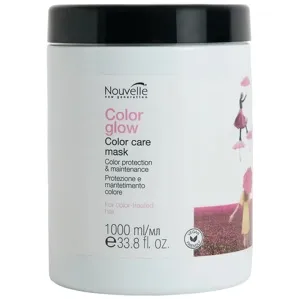 Маска для збереження кольору фарбованого волосся, 1000 мл Color care mask COLOR GLOW Nouvelle