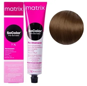 7N блондин натуральний Крем-фарба для волосся, 90 мл SoColor Pre-Bonded MATRIX (оновлений дизайн)