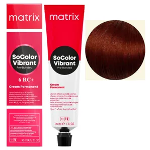 6RC+ темний блондин червоно-мідний Крем-фарба для волосся, 90 мл SoColor Pre-Bonded MATRIX (оновлений дизайн)