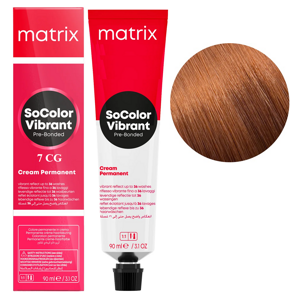 7CG блондин мідно-золотистий Крем-фарба для волосся, 90 мл SoColor Pre-Bonded MATRIX (оновлений дизайн)