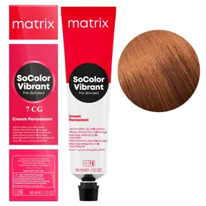 7CG блондин мідно-золотистий Крем-фарба для волосся, 90 мл SoColor Pre-Bonded MATRIX (оновлений дизайн)