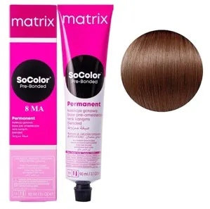 8MA світлий блондин мокка попелястий Крем-фарба для волосся, 90 мл SoColor Pre-Bonded MATRIX (оновлений дизайн)