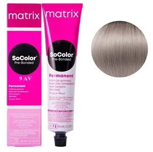 9AV дуже світлий блондин попелястий фіолетовий Крем-фарба для волосся, 90 мл SoColor Pre-Bonded MATRIX (оновлений дизайн)