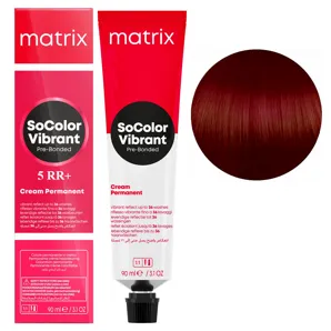 5RR+ світлий шатен червоний інтенсивний  Крем-фарба для волосся, 90 мл SoColor Pre-Bonded MATRIX (оновлений дизайн)