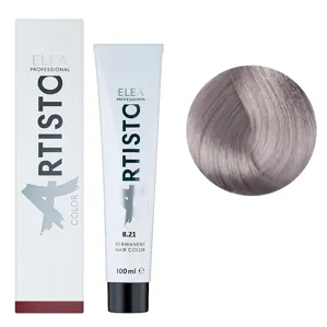 8/21 Стійка крем-фарба для волосся, 100 мл Permanent Hair Color ARTISTO ELEA Professional