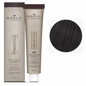 3/00 Крем-фарба для волосся перманентна з низьким вмістом аміаку, 100мл  Colorianne Prestige BRELIL Professional