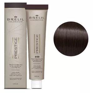 4/00 Крем-фарба для волосся перманентна з низьким вмістом аміаку, 100мл  Colorianne Prestige BRELIL Professional