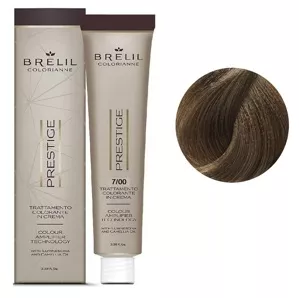 7/00 Крем-фарба для волосся перманентна з низьким вмістом аміаку, 100мл  Colorianne Prestige BRELIL Professional