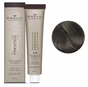 7/10 Крем-фарба для волосся перманентна з низьким вмістом аміаку, 100мл  Colorianne Prestige BRELIL Professional