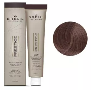 7/38 Крем-фарба для волосся перманентна з низьким вмістом аміаку, 100мл  Colorianne Prestige BRELIL Professional