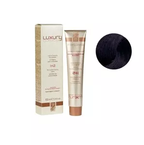 2/2 Глибокий коричневий фіолетовий  Крем-фарба для волосся з білим чаєм та екстрактом орхідеї, 100 мл LUXURY Haircolor GREEN LIGHT