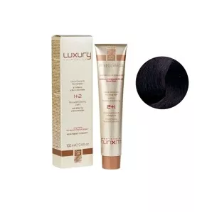 4/2 Середньо-коричневий фіолетовий  Крем-фарба для волосся з білим чаєм та екстрактом орхідеї, 100 мл LUXURY Haircolor GREEN LIGHT