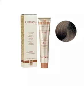 7/01 Середній блондин натуральний попелястий Крем-фарба для волосся з білим чаєм та екстрактом орхідеї, 100 мл LUXURY Haircolor GREEN LIGHT