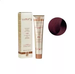 7/5 Середній блондин махагоновий Крем-фарба для волосся з білим чаєм та екстрактом орхідеї, 100 мл LUXURY Haircolor GREEN LIGHT