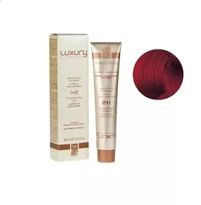 7/6 Середній блондин червоний Крем-фарба для волосся з білим чаєм та екстрактом орхідеї, 100 мл LUXURY Haircolor GREEN LIGHT