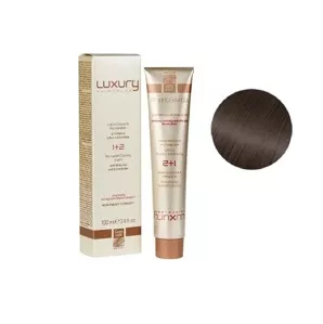 7/7 Середній блондин коричненвий Крем-фарба для волосся з білим чаєм та екстрактом орхідеї, 100 мл LUXURY Haircolor GREEN LIGHT