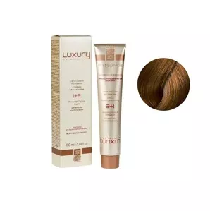 7/73 Середній блондин коричнево-золотистий  Крем-фарба для волосся з білим чаєм та екстрактом орхідеї, 100 мл LUXURY Haircolor GREEN LIGHT