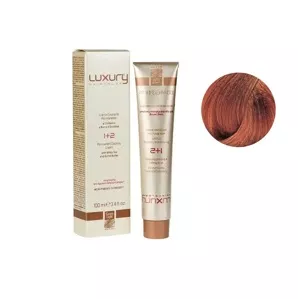 8/34 Світлий блондин золотисто-мідний Крем-фарба для волосся з білим чаєм та екстрактом орхідеї, 100 мл LUXURY Haircolor GREEN LIGHT