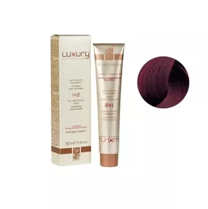 8/52 Світлий блондин махагоново-фіолетовий Крем-фарба для волосся з білим чаєм та екстрактом орхідеї, 100 мл LUXURY Haircolor GREEN LIGHT