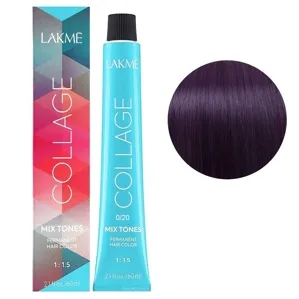 0/20 Фіолетовий MIX Крем-фарба для волосся стійка, 60 мл Permanent Hair Color COLLAGE LAКME