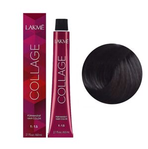 4/50 Середньо-каштановий махагоновий  Крем-фарба для волосся стійка, 60 мл Permanent Hair Color COLLAGE LAКME