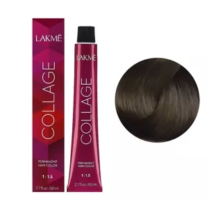 5/13 Світло-каштановий попелясто-золотистий  Крем-фарба для волосся стійка, 60 мл Permanent Hair Color COLLAGE LAКME