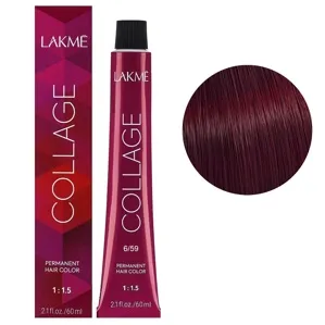 6/59 Темний блондин махагоново-червоний Крем-фарба для волосся стійка, 60 мл Permanent Hair Color COLLAGE LAКME