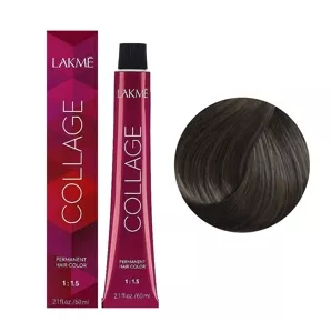 7/66 Середній блондин коричневий яскравий  Крем-фарба для волосся стійка, 60 мл Permanent Hair Color COLLAGE LAКME