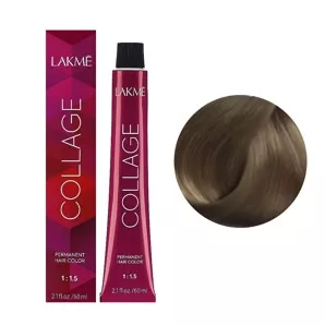8/06  Світлий блондин натурально-теплий  Крем-фарба для волосся стійка, 60 мл Permanent Hair Color COLLAGE LAКME