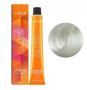  0/00 Прозорий (Clear) Фарба для тонування волосся без аміаку, 60мл Demi-permanent Hair Color GLOSS LAKME 