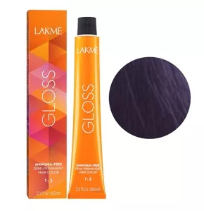 0/20 Фіолетовий MIX (мікстон) Фарба для тонування волосся без аміаку, 60мл Demi-permanent Hair Color GLOSS LAKME 