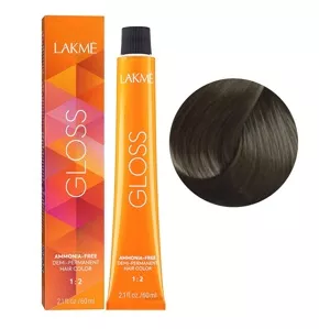 7/00 Середній блондин натуральний Фарба для тонування волосся без аміаку, 60мл Demi-permanent Hair Color GLOSS LAKME