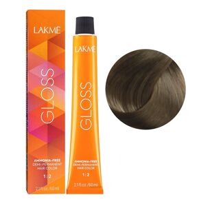 8/00 Світлий блондин натуральний Фарба для тонування волосся без аміаку, 60мл Demi-permanent Hair Color GLOSS LAKME
