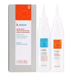 Хімічна завивка двокомпонентна №0 для жорсткого волосся, 80 мл + 100 мл 48801 Resistant hair waving system K.wave "0" LAKME